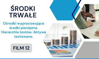 Ośrodki wypracowujące środki pieniężne. Hierarchia testów. Aktywa testowane.
