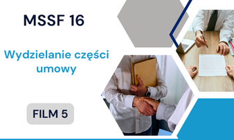 Wydzielanie części umowy